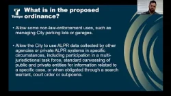 Proposed Automated License Plate Readers (ALPR) Ban Virtual Information Session
