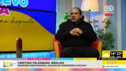 Cristian Velásquez, Regional Pro-Secretary of the Atacama Teachers' Union