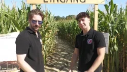 Reporters in a Duel: The Corn Maze Race