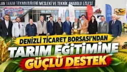 Strong Support for Agricultural Education from Denizli Commodity Exchange - Agenda