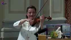 beim Medjugorje Friedensgebet in Bad Ischl, Melinda Dumitrescu (Violine): Ave Maria - für die Gospa