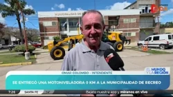 The Municipality of Recreo added a brand new motor grader | Omar Colombo and Luis Colombero