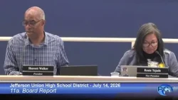 JUHSD 7/14/26 - Jefferson Union High School District Meeting - July 14, 2026