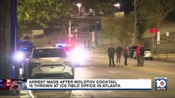 Arrest made after Molotov Cocktail is thrown at ICE field office in Atlanta