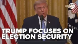 Trump's address focuses on election security