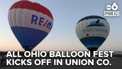 The All Ohio Balloon Festival celebrates its 50th anniversary in Marysville this weekend