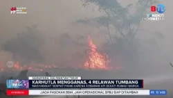 Wildfire Rages, 4 Volunteers Collapse