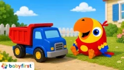 Larry the Parrot Learns New Words | Toddler Learning Video | Vehicles, Games & More | BabyFirst