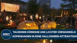 DENMARK: Thousands of pumpkins, lights, and decorations turn Copenhagen into a Halloween attraction