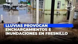 Heavy rains cause flooding and waterlogging in Fresnillo communities and urban areas