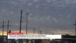 Fallan luminarias en la Av. de las Industrias