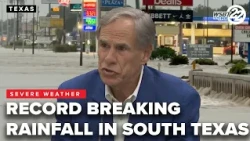 Texas Gov  Abbott will be visiting the towns with  massive flooding