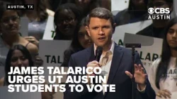 Democratic Senate candidate James Talarico rallies UT Austin students, urges voting