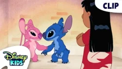 Stitch trifft Angel 😍 | Lilo & Stitch: Die Serie | @DisneyKidsDE