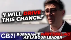 Andy Burnham warns of 'SIGNIFICANT shift' on devolution in first grilling since leading Labour