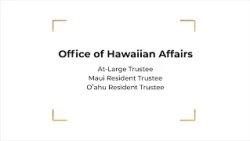 CIF Primary Group 10 - Office of Hawaiian Affairs