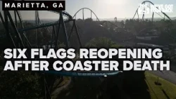 Six Flags Over Georgia reopens in wake of deadly coaster fall, 'Goliath' remains closed