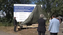 PUNKTum construction site sign unveiling for the project: "Green District Heating Hettstedt" by t...