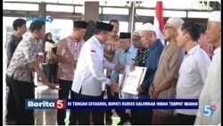 DESPITE BUDGET EFFICIENCY MEASURES, KUDUS REGENT ALLOCATES IDR 5.3 BILLION IN GRANTS FOR PLACES O...