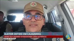 News Route - Voter arrested for photographing electronic voting machine in Cajazeiras