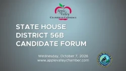 MN House 56B Candidate Forum - October 2026