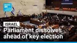 Israeli parliament's dissolution kicks off electoral campaign • FRANCE 24 English