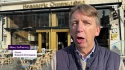 Trois blessés après la chute d'un arbre sur un restaurant du quartier de la Grand-Place
