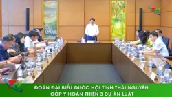 Thai Nguyen National Assembly Delegation provides feedback on perfecting 3 draft laws