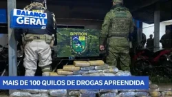Joint operation seizes over 100 kilos of drugs in a Porto Velho district