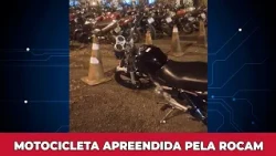 ROCAM SEIZES MOTORCYCLE DRIVEN BY MINOR IN APUCARANA