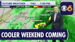 Warm Saturday, Cooler Weekend