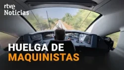 RENFE train drivers strike day to demand more safety | RTVE News