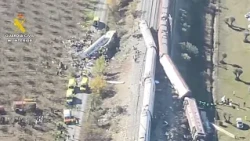 Primeras imágenes aéreas muestran la zona tras el mortal accidente ferroviario en Toledo
