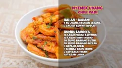 Nyemek Udang Chili Padi Meresap Banget Bumbunya Bikin Nagih! - MASAK GESS!!