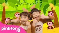 Dance Along with Baby Monkey 🐵 | Monkey Banana Remix | Pinkfong Official