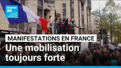 France : une mobilisation toujours forte dans un contexte tendu • FRANCE 24