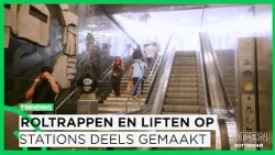 Roltrappen en liften op metro en -treinstations deels gerepareerd | TRENDING