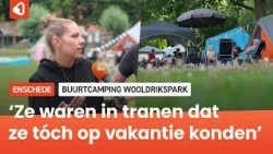Enschede neighborhood campsite offers free camping spots for the first time to families who would...