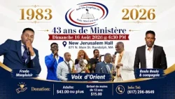Radio Echo Evangélique 43ème anniversaire |  Samedi 15 Août @ 10:00. Dimanche  16 Août @ 6:30 PM