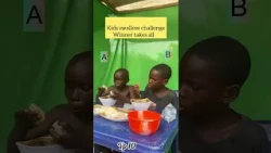 Kids swallow challenge, winner takes it all