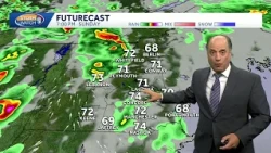 Video: Humid feel, showers possible Sunday