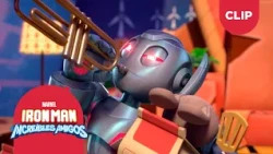 Iron Man debe frenar al plan de Ultrón | Clip | Iron Man y sus Increíbles Amigos 🤖