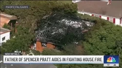 Spencer Pratt's father hosed down house fire in Pacific Palisades before crews arrived