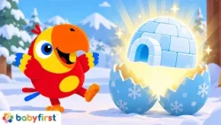 First Words with Larry Surprise Eggs | Fruits, Animals, Music & Toys | BabyFirst