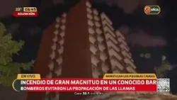 Incendio en el bar Nápoles