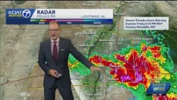 Severe thunderstorm warning issued for Albuquerque