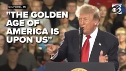 "Bigger, better, richer and stronger" | Trump visits Michigan ahead of state's primary