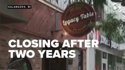 Legacy Table restaurant in Kalamazoo announces closure after nearly two years in business
