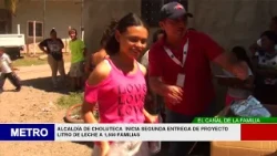 CHOLUTECA MAYOR'S OFFICE BEGINS SECOND DELIVERY OF "LITRO DE LECHE" PROJECT TO 1,500 FAMILIES