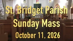 St Bridget Parish; October 11, 2026
